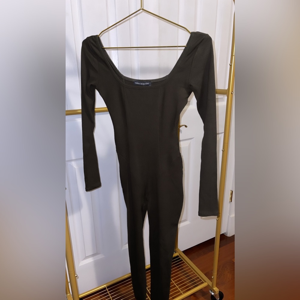 Naked Wardrobe Square Neck One Piece Jumpsuit